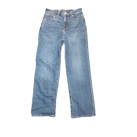 J. Crew Denim - J Crew Jeans Women's 26 Blue Full Length Wide Leg All Day Stretch Grunge